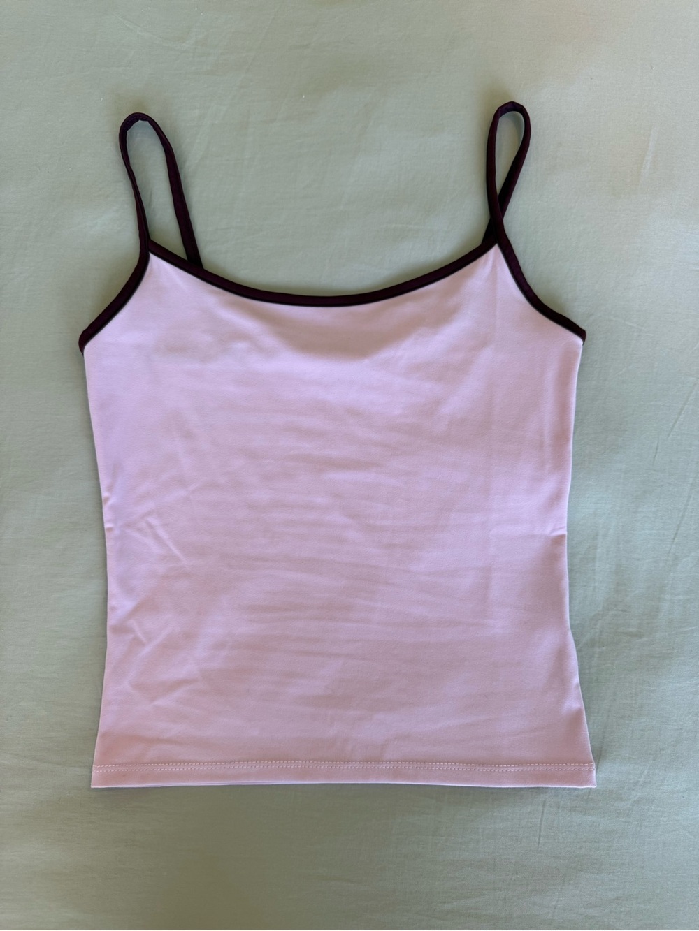 Cotton On Pink Cami with Dark Contrast Trim